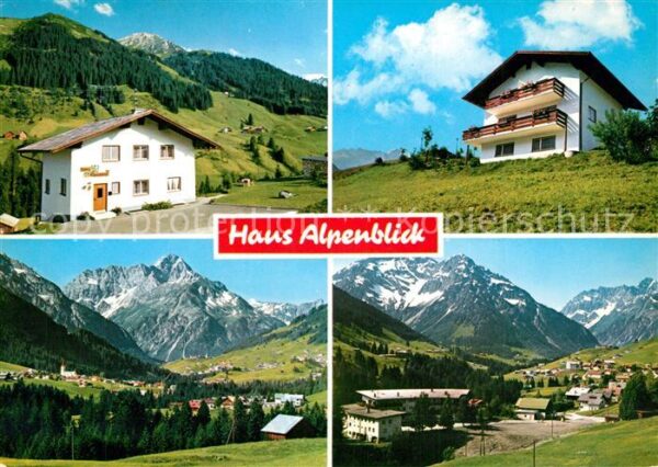 Hirschegg Kleinwalsertal Vorarlberg Haus Alpenblick