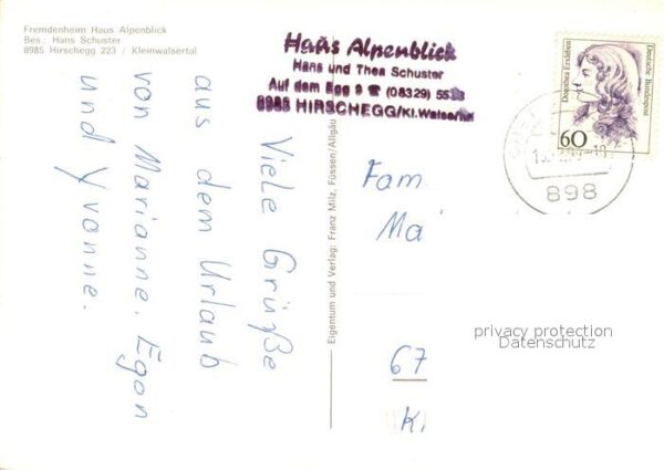 Hirschegg Kleinwalsertal Vorarlberg Haus Alpenblick – Bild 2