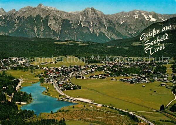 Seefeld Tirol Fliegeraufnahme