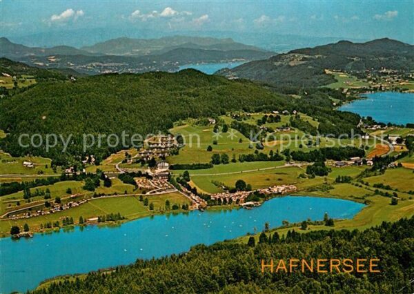 Keutschach See Fliegeraufnahme Hafnersee
