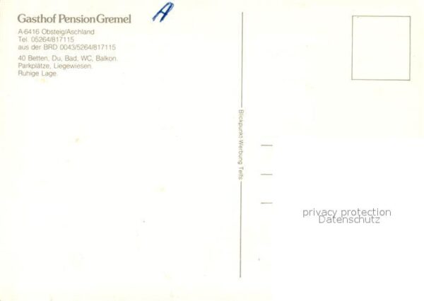 Obsteig Tirol Gasthaus Pension Gremel – Bild 2