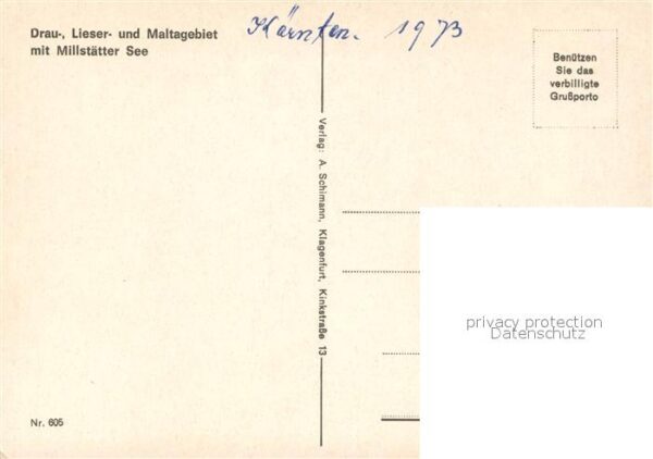 Millstaettersee Panoramakarte – Bild 2