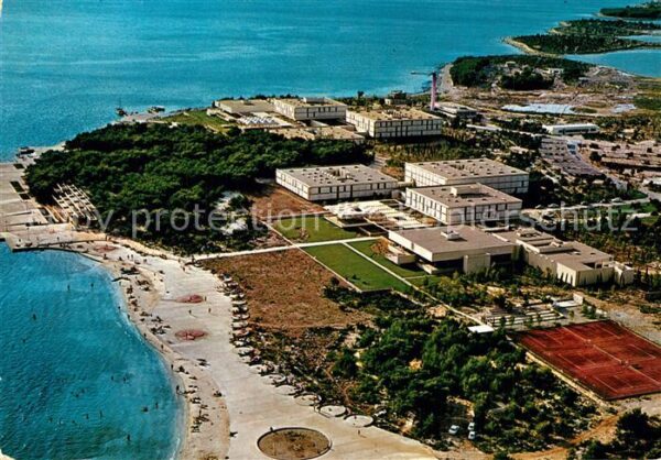 Sibenik Fliegeraufnahme Hotel Solaris Tennis St