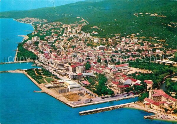 Crikvenica Kroatien Fliegeraufnahme