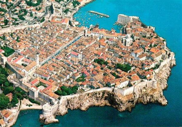 Dubrovnik Ragusa Fliegeraufnahme