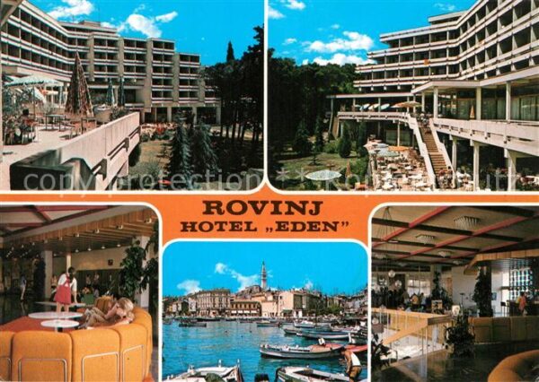 Rovinj Rovigno Istrien Hotel Eden hafen