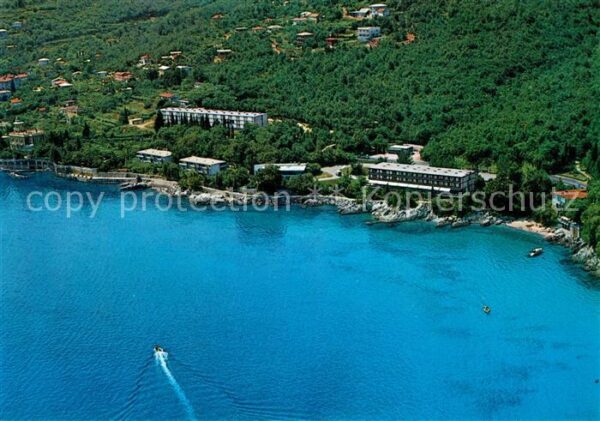 Opatija Abbazia Motel Icici Fliegeraufnahme