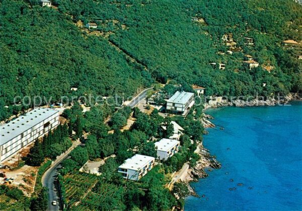 Opatija Abbazia Motel Icici Fliegeraufnahme