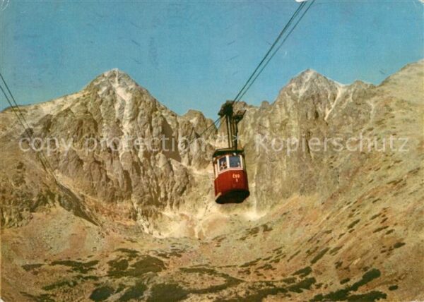 Tatransky Narodny Park Seilbahn mit Lomnitzerspitze