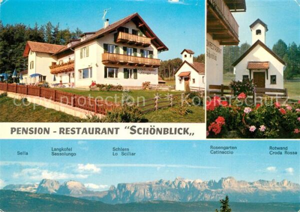 Klobenstein Ritten Pension Restaurant Sch?nblick