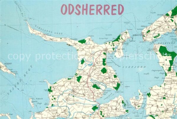 Odsherred Landkarte