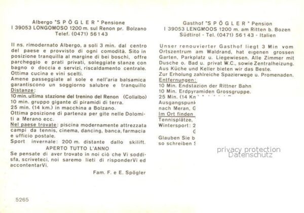 Bolzano Gasthaus Sp?gler Albergo – Bild 2