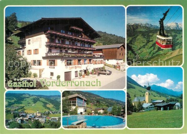 Saalbach-Hinterglemm Gasthaus Vorderronach Seilbahn