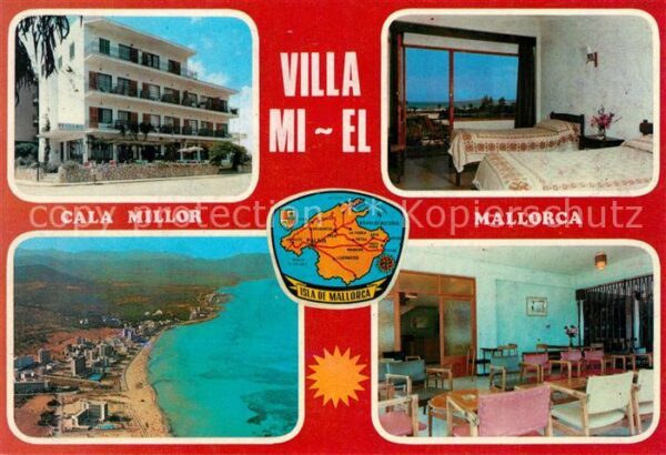 Cala Millor Mallorca Villa Mi-El Fliegeraufnahme Strand