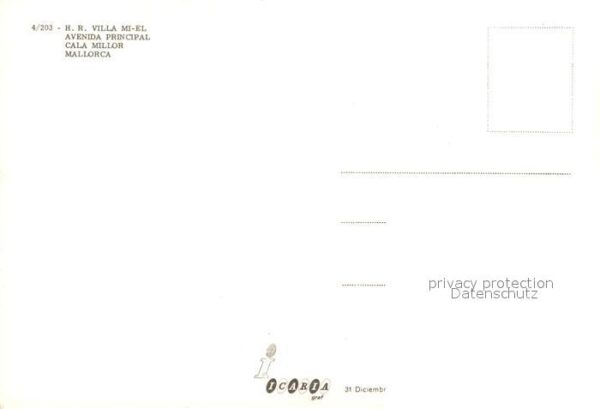 Cala Millor Mallorca Villa Mi-El Fliegeraufnahme Strand – Bild 2