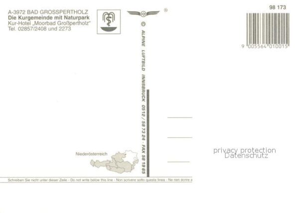 Bad Grosspertholz Fliegeraufnahme Kurgemeinde und Naturpa – Bild 2