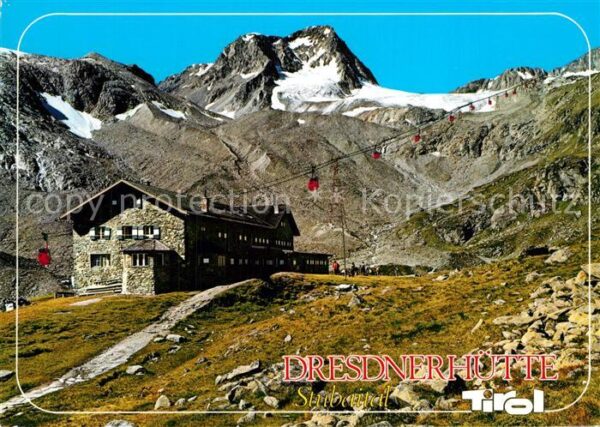 Dresdnerh?tte Stubaital mit Schaufelspitze Stubaier-W