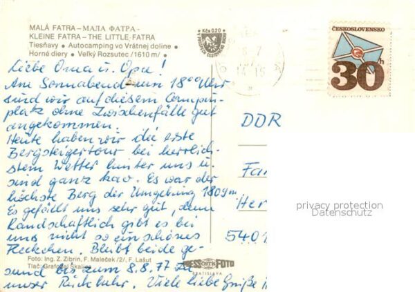 Mala Fatra Horne Diery Autocamping Vratna – Bild 2