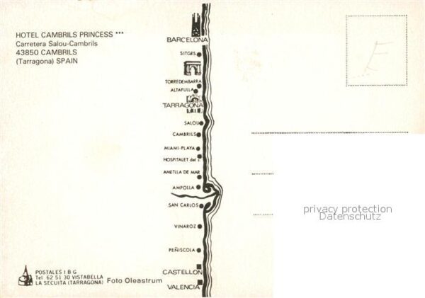 Cambrils Fliegeraufnahme Hotel Cambrils Princess – Bild 2