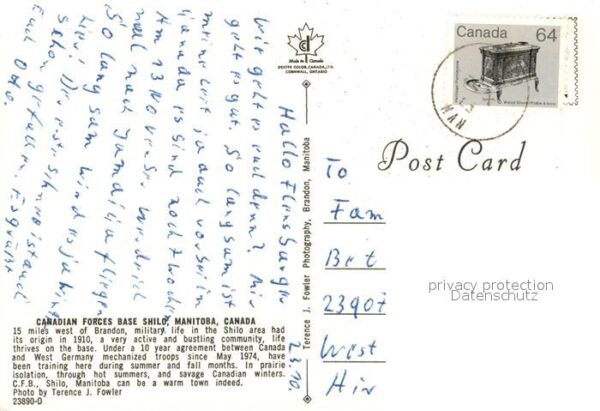 Manitoba Fliegeraufnahme Canadian Forces Base Sh – Bild 2