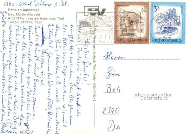 Pertisau Achensee Pension Alpenrose Bes. Martin Albrecht – Bild 2