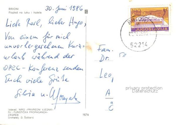Brioni Pogled na luku i hotele Fliegeraufnahme – Bild 2