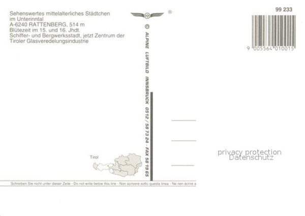 Rattenberg Tirol Fliegeraufnahme – Bild 2