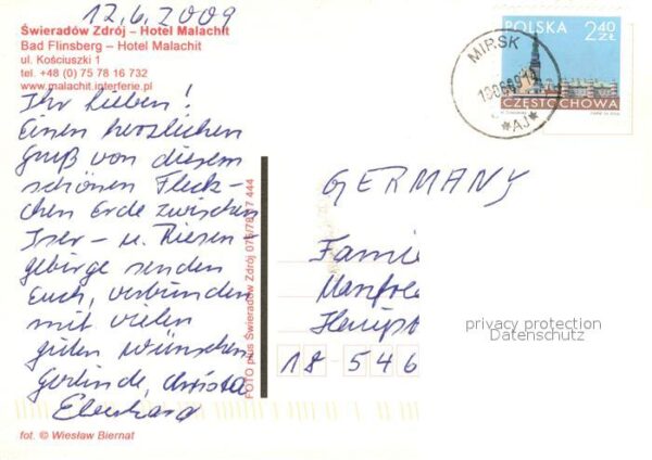 Bad Flinsberg Swieradow Zdroj Hotel Malachit Hallenbad – Bild 2
