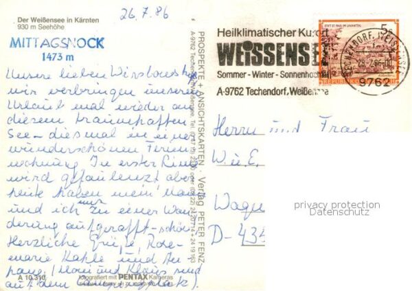 Weissensee Kaernten Fliegeraufnahme – Bild 2