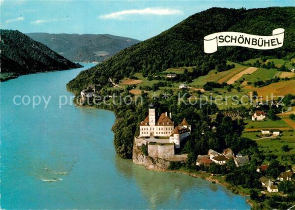 Schoenbuehel-Aggsbach Schloss Schönbühel Fliegeraufnahme