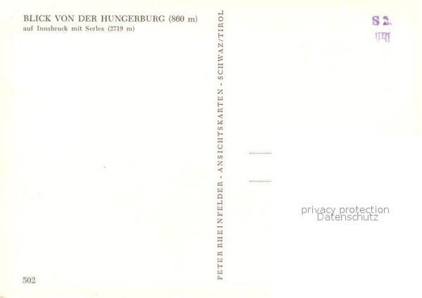 Innsbruck Blick von der Hungerburg – Bild 2
