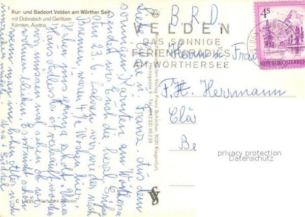 Velden Woerthersee Badeort mit Dobratsch und Gerlitzen – Bild 2