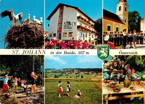 St Johann Haide Störche Gasthof Kirchenwirt Blasmusik F
