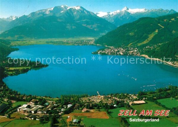 Zell See Fliegeraufnahme mit Hohe Tauern und Kit