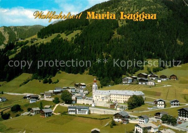 Maria-Luggau Wallfahrtskirche Fliegeraufnahme
