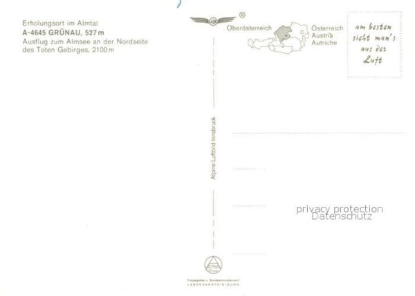 Gruenau Almtal Fliegeraufnahme – Bild 2