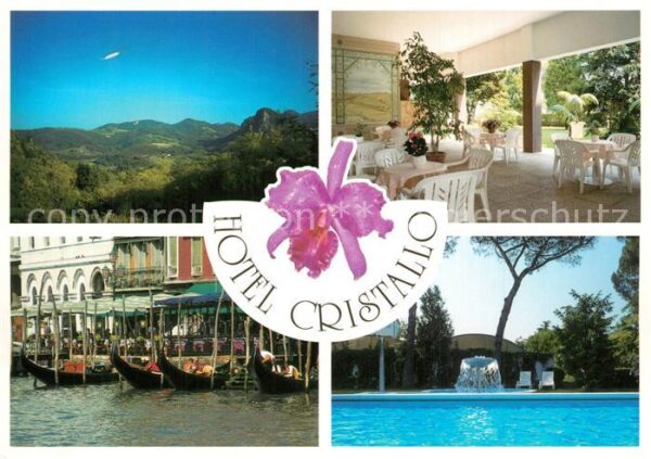 Montegrotto Terme Hotel Cristallo Panorama Schwimmbad Gon