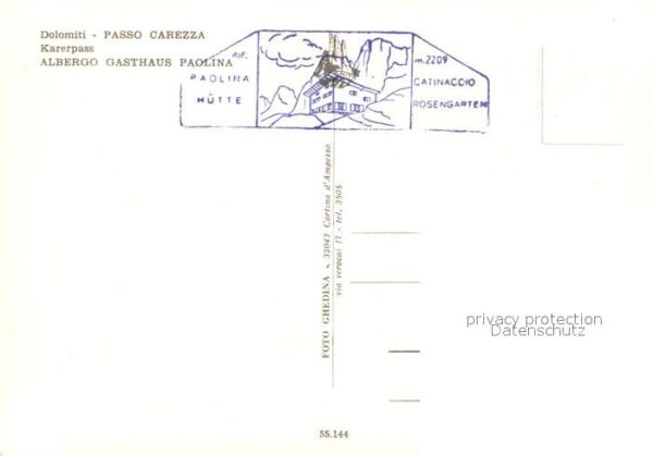 Karerpass Suedtirol Albergo Gasthaus Paolina – Bild 2