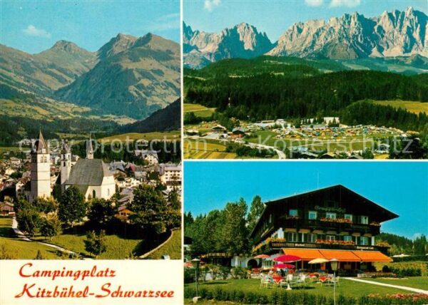 Kitzbuehel Tirol Kirche Südberge Campingplatz Wilder Kai