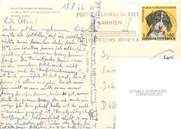 Poertschach Woerthersee Fliegeraufnahme mit Maria Wörth und Kar – Bild 2