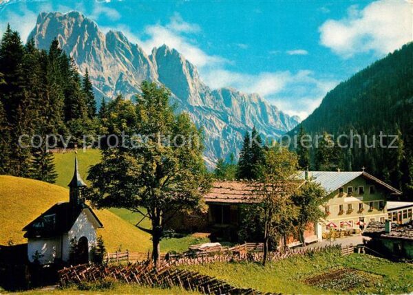 Weissbach Lofer Hirschbühel Mooswacht mit Mühlsturzhorn