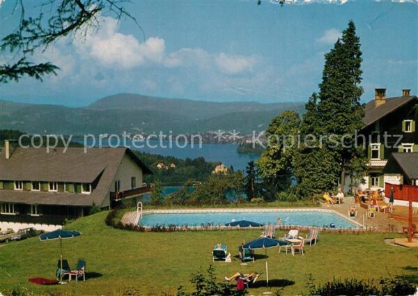 Reifnitz Woerthersee Ferienparadies Haus am Wald Pool