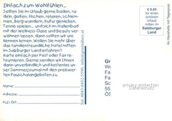Radstadt Gründlers Wellness und Sporthotel Pool – Bild 2
