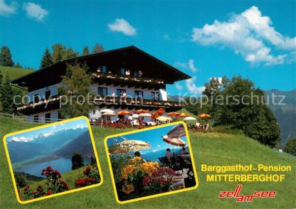 Zell See Berggasthof Mitterbergerhof Terrasse