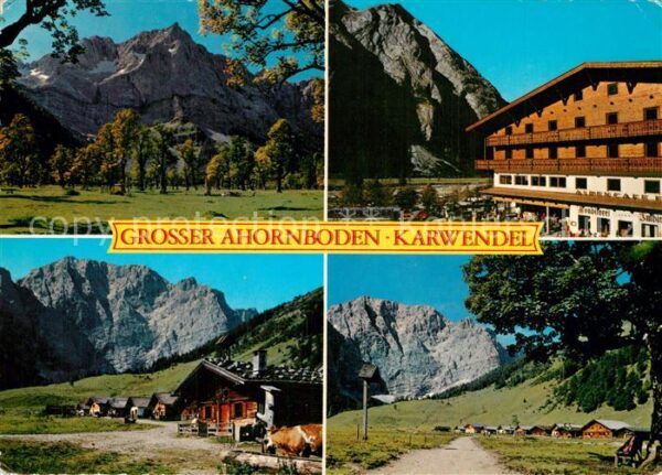 Hinterriss Tirol Alpencafe Eng Grosser Ahornboden