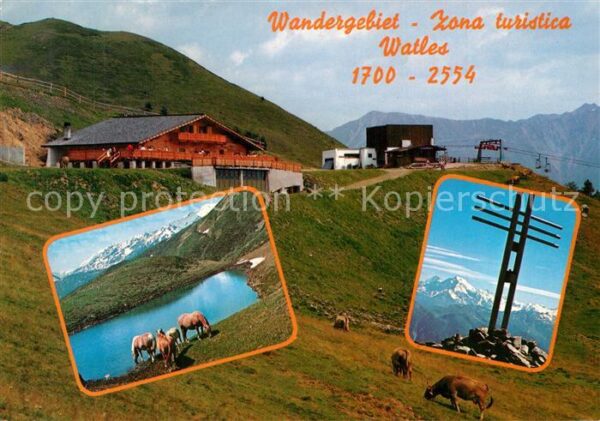 Vinschgau Val Venosta Wandergebiet Watles Seepanorama