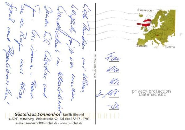 Mittelberg Kleinwalsertal Gästehaus Sonnenhof Panorama – Bild 2