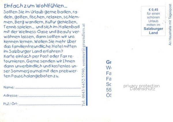 Radstadt Gründlers Wellness und Sporthotel Pool – Bild 2