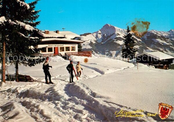 Ellmau Tirol Blattls Berggasthof mit Kitzbüheler Hor