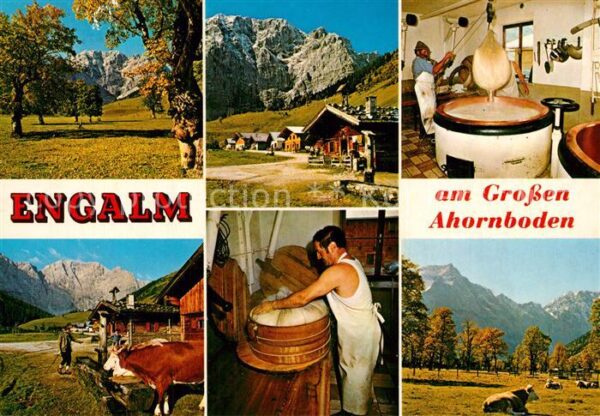 Hinterriss Tirol Engalm am Grossen Ahornboden Panorama K